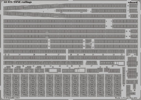 Eduard Details 1/350- Tone Railings for TAM