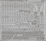 Eduard Details 1/72 Ship- German Submarine Type IX C/40 Hull Pt.1 for RVL