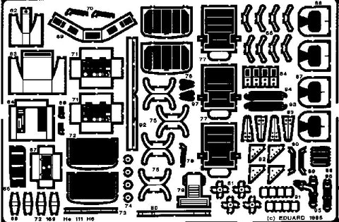 Eduard Details 1/72 Aircraft- He111 for ITA