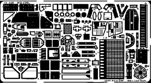 Eduard Details 1/72 Aircraft- Mig23 for ITA