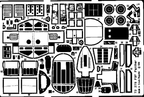 Eduard Details 1/72 Aircraft- F9F for HSG