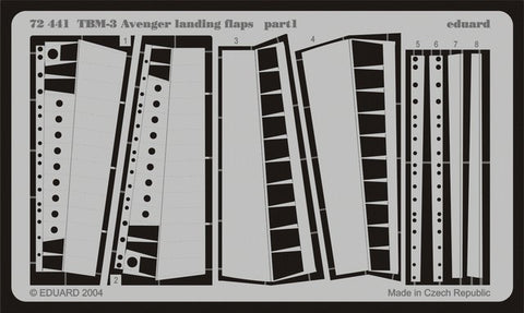 Eduard Details 1/72 Aircraft - TBM 3 Avenger Landing Flaps for HSG