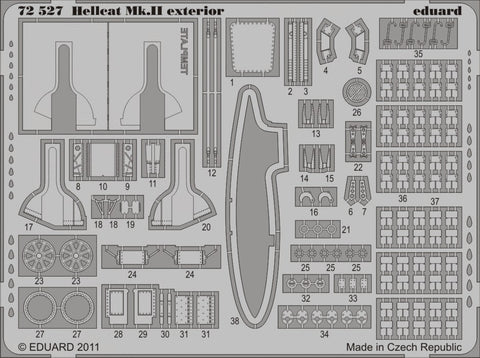 Eduard Details 1/72 Aircraft- Hellcat Mk II Exterior for EDU