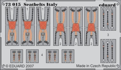 Eduard Details 1/72 Aircraft- Seatbelts Italy WWII (Painted)