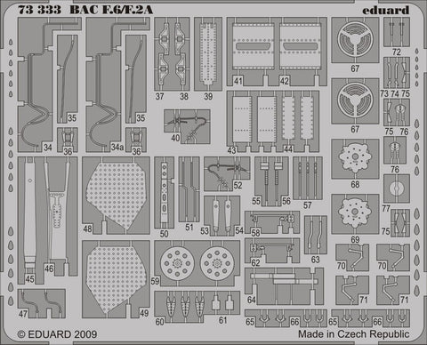 Eduard Details 1/72 Aircraft - BAC Lightning F6/F2A for TSM (Painted Self Adhesive)