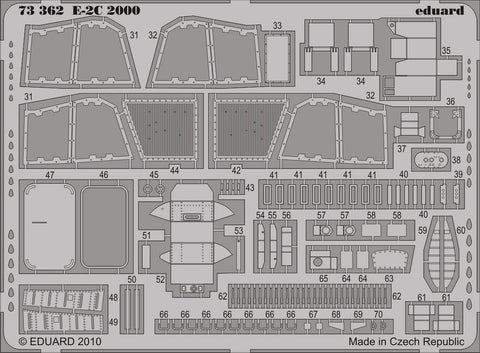 Eduard Details 1/72 Aircraft- E2C 2000 for HSG (Painted Self Adhesive)