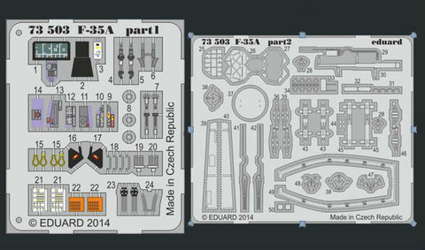 Eduard Details 1/72 Aircraft- F35A for ACY (Painted Self Adhesive)