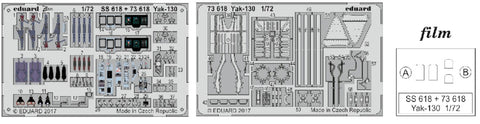 Eduard Details 1/72 Aircraft - Yak130 for ZVE (Painted)