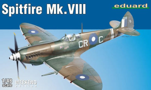 Eduard Aircraft 1/48 Spitfire Mk VIII Fighter Wkd Edition Kit