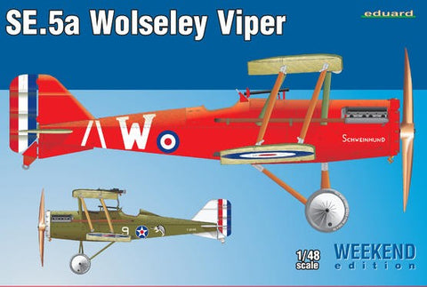 Eduard Aircraft 1/48 SE5a Wolseley Viper Aircraft Weekend Edition Kit
