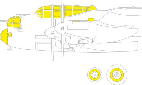 Eduard Details 1/48 Mask Aircraft- Lancaster B Mk I TFace for HKM