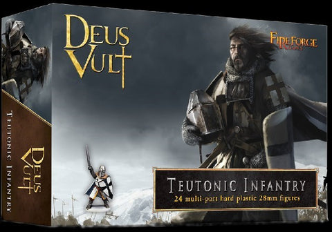 Fireforge Games 28mm Deus Vult Teutonic Infantry (24) Kit