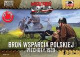 First To Fight 1/72 WWII Polish Infantry Support Weapons w/15 Crew Kit