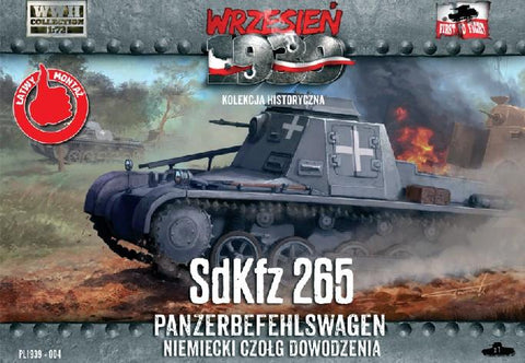 First To Fight 1/72 SdKfz 265 Panzerbefehlswagen German Command Tank Kit