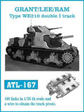 Friulmodel Military 1/35 Grant/Lee/Ram Type WE210 Double I Track Set (168 Links)