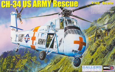 Gallery Models Aircraft 1/48 CH-34 US Army Rescue Kit