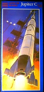 Glencoe Space 1/48 Jupiter C Rocket Kit