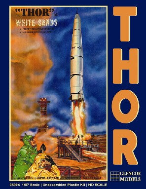 Glencoe Space 1/87 THOR Missile & Launch Pad Kit