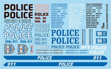 Gofer Decals 1/24-1/25 Modern Police Graphics