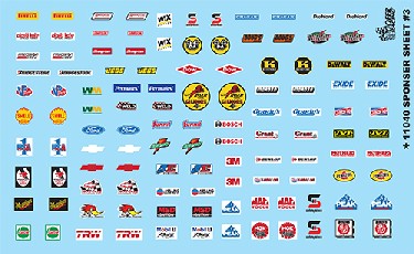 Gofer Decals 1/24-1/25 Goodyear Tire & Fender Logos