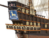 OcCre 1/85 Golden Hind 3-Master English Galleon Sailing Ship (Intermediate Level) Wooden Kit