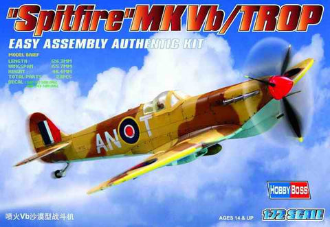 Hobby Boss Aircraft 1/72 Spitfire Mk.Vb Trop Kit