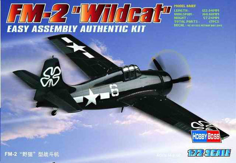Hobby Boss Aircraft 1/72 FM-2 Wildcat Kit