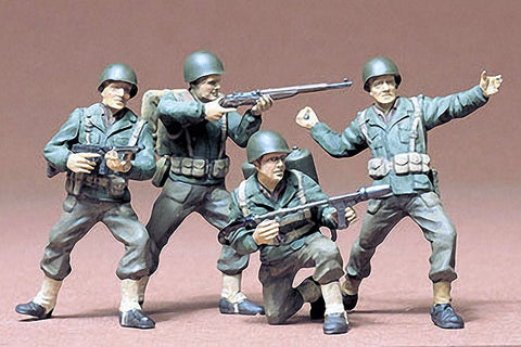 Tamiya Military 1/35 US Army Infantry (4 Figures) Kit