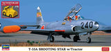 Hasegawa Aircraft 1/72 T33A Shooting Star Aircraft w/Tow Tractor (Ltd Edition) Kit Media 2 of 2