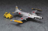 Hasegawa Aircraft 1/72 T33A Shooting Star Aircraft w/Tow Tractor (Ltd Edition) Kit Media 1 of 2