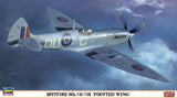 Hasegawa Aircraft 1/48 Spitfire Mk VII/VIII Pointed Wing RAF Fighter (Re-Issue) Ltd Edition Kit