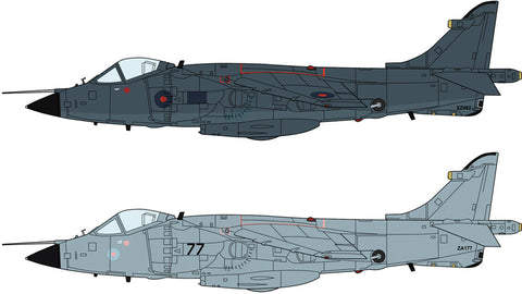 Hasegawa Aircraft 1/72 Sea Harrier FRS MK.1 Falklands (2) Kits