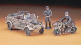 Hasegawa Military 1/72 Kubelwagen w/Sidecar Kit