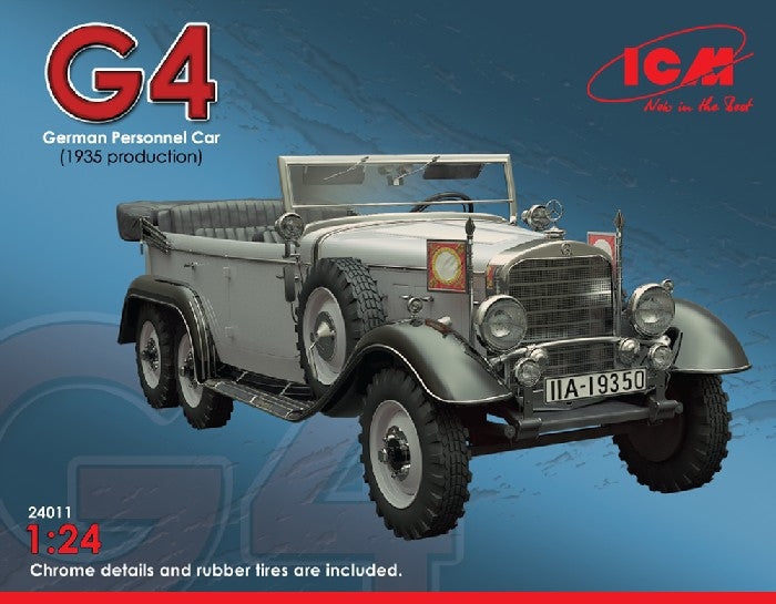 ICM Military Models 1/24 German G4 1935 Production Personnel Car Kit