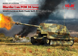 ICM Military Models 1/35 WWII German Marder Tank on FCM 36 Base w/Self-Propelled Gun Kit