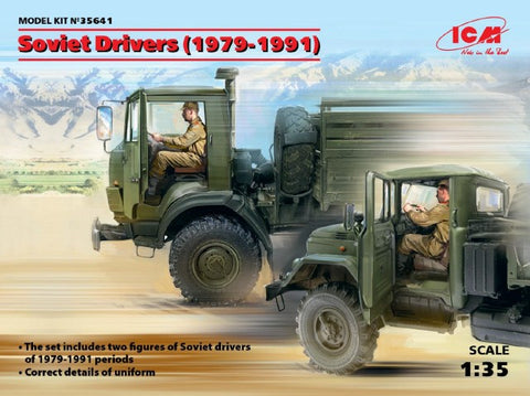 ICM Military Models 1/35 Soviet Drivers 1979-1991 (2) (New Tool) Kit