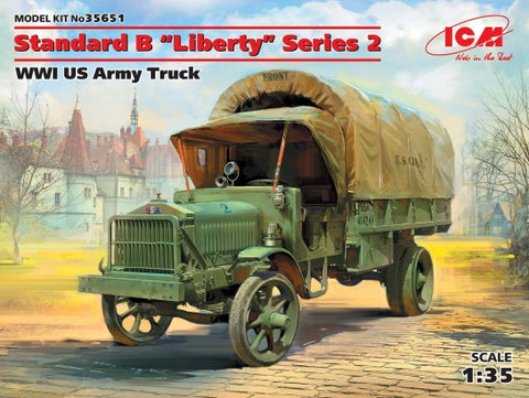 ICM Military Models 1/35 WWI US Standard B Liberty Series 2 Army Truck Kit