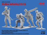 ICM Military Models 1/35 WWI Italian Infantry 1915 (4) Kit