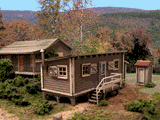 Blair Line HO Joe's Cabin w/Outhouse Kit