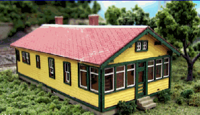 Blair Line HO Santa Fe 6-Room Section House Kit