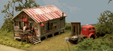 Blair Line HO Sam's Roadhouse w/Outhouse Kit