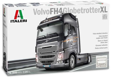 Italeri Model Cars 1/24 2014 Volvo FH4 Globetrotter XL Tractor Cab (New Tool) Kit