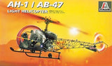 Italeri Aircraft 1/72 AH1/AB47 Light Helicopter Kit