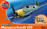 Airfix Aircraft 1/72 Quick Build Messerschmitt Bf109 Fighter (Snap Kit)
