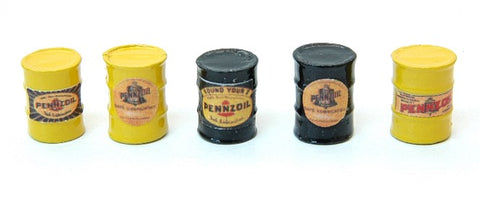 JL Innovative Design HO Custom Oil Barrels, Pennzoil (5)