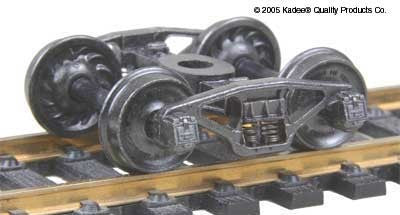 Kadee HO Pennsylvania 2D-F8 50-Ton Fully Sprung Self-Centering Metal Trucks