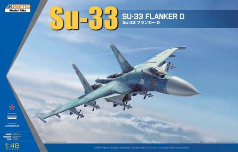 Kinetic Aircraft 1/48 Sukhoi SU-33 Flanker D Kit