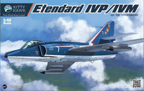 Kitty Hawk Aircraft 1/48 Etendard IVP/IVM Recon/Fighter Kit