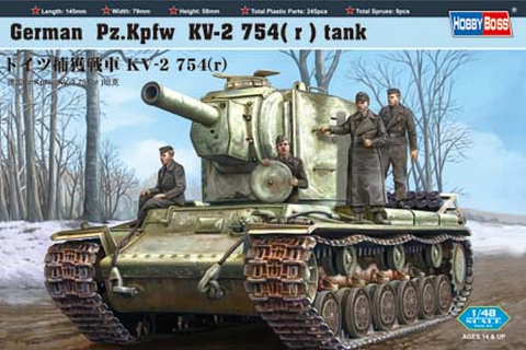 Hobby Boss Military1/48 Pz.Kpfw. KV-2 R Kit