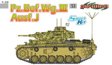 Cyber-Hobby Military 1/35 PzBefWg III Ausf J Tank Kit